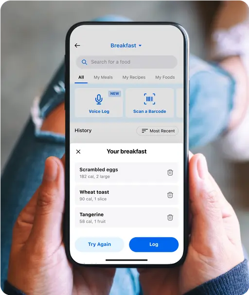 Track calories and macros